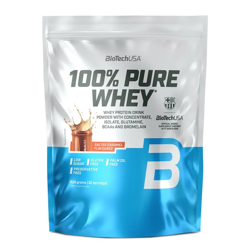 Biotech USA 100% Pure Whey 900g Salziges Karamell