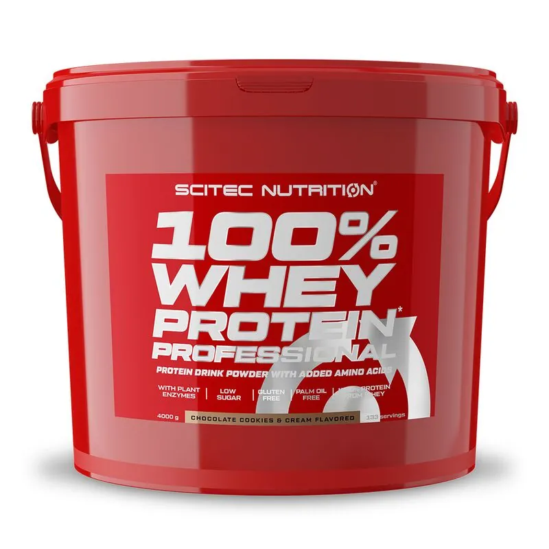 Scitec Nutrition 100% Whey Protein Professional 4000g Schokolade Cookies & Cream