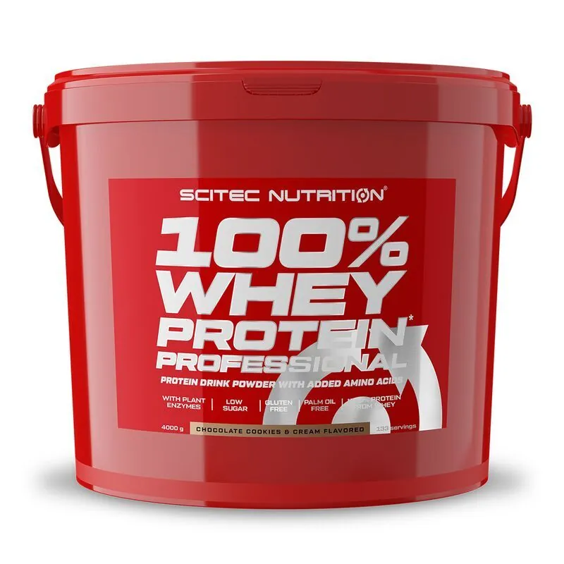 Scitec Nutrition 100% Whey Protein Professional 4000g Schokolade Cookies & Cream