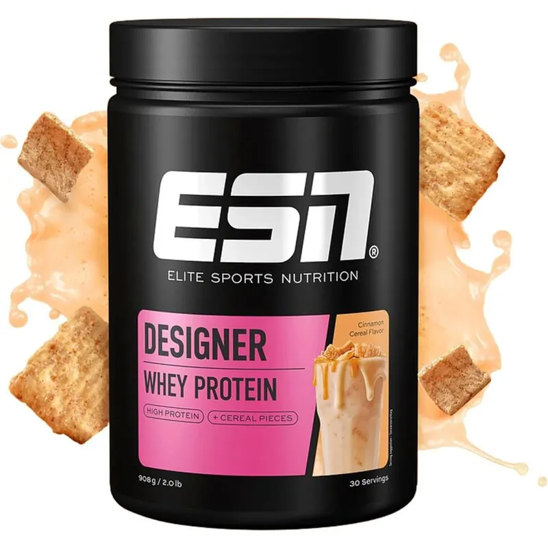 ESN Designer Whey 908g Cinnamon Cereal – ESN Designer Whey 908g Cinnamon Cereal