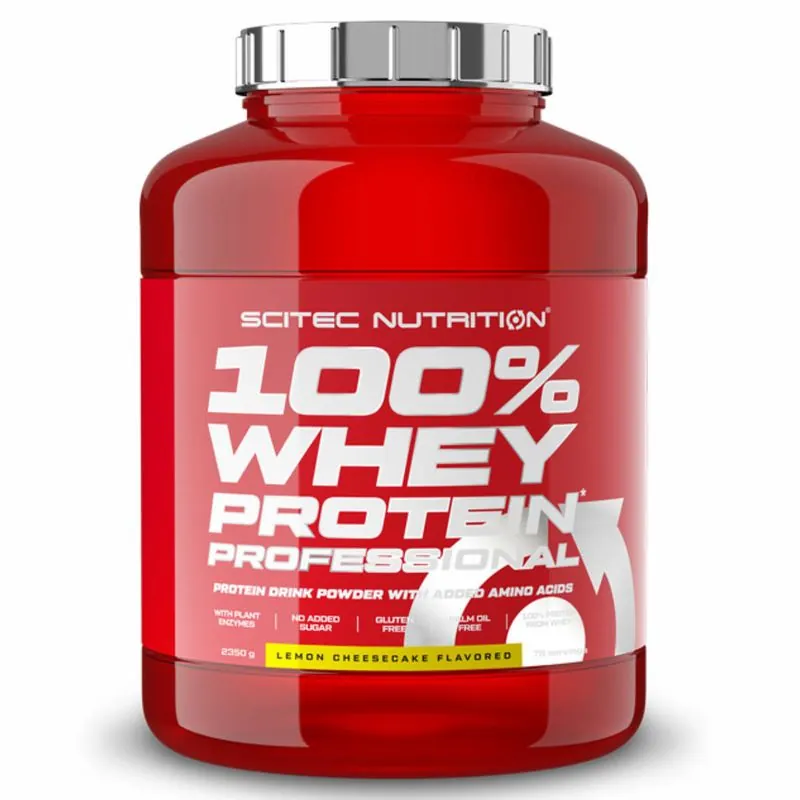 Scitec Nutrition 100% Whey Protein Professional 2350g Zitrone Käsekuchen – Scitec Nutrition 100% Whey Protein Professional 23