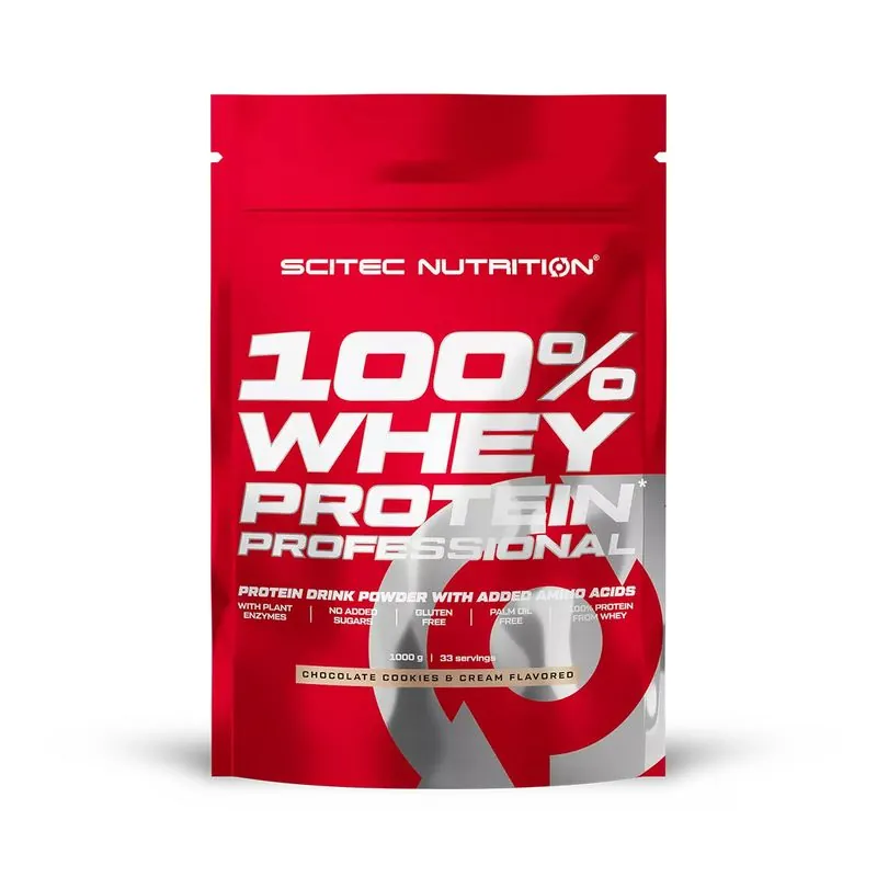 Scitec Nutrition 100% Whey Protein Professional 1000 g Schokolade - Cookies & Creme