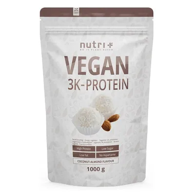 Nutri+ Vegan 3K Protein 1000g Kokos-Mandel