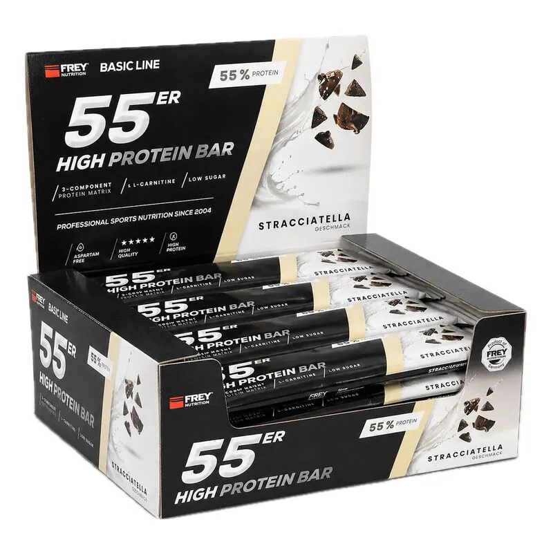Frey Nutrition 55er Protein Bar 20x50g Stracciatella