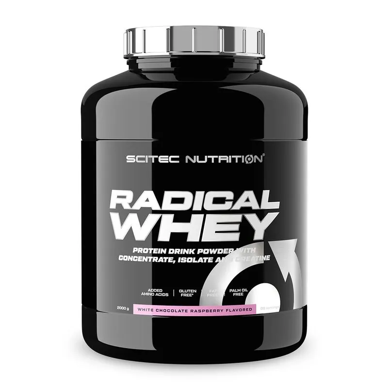 Scitec Nutrition Radical Whey 2000g Weiße Schokolade Himbeere