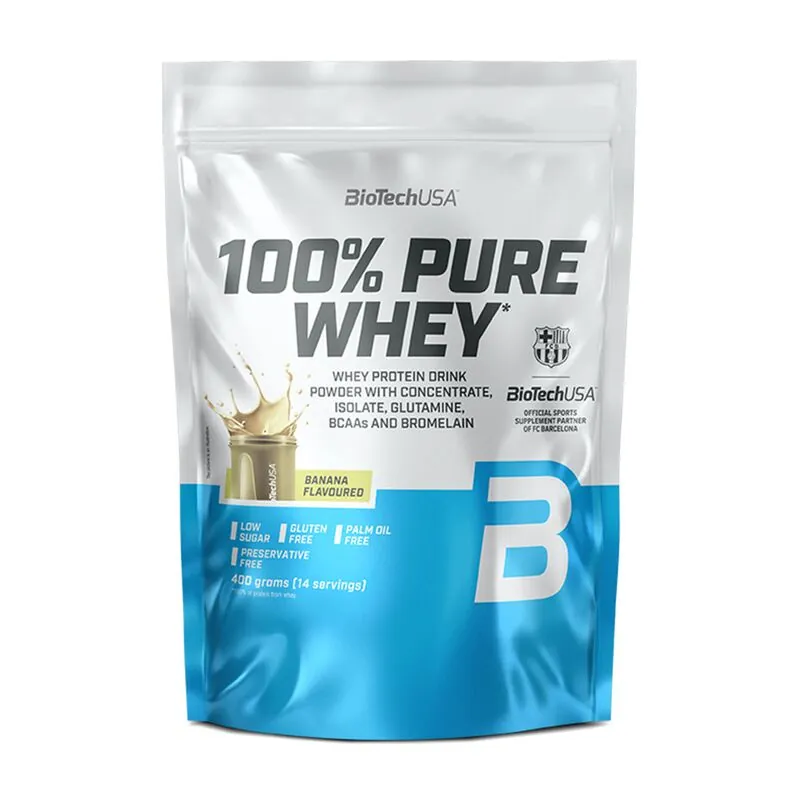 Biotech USA 100% Pure Whey 400g Banane
