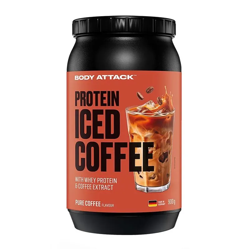 Body Attack Protein Iced Coffee 900g Pure Coffee