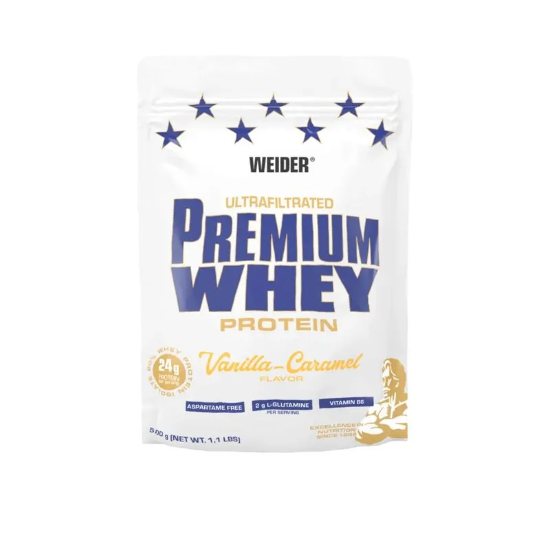 Weider Premium Whey Protein 500g Vanille-Karamell