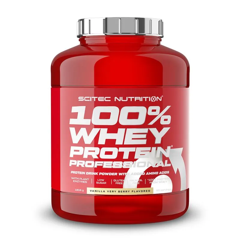 Scitec Nutrition 100% Whey Protein Professional 1816g Vanille Waldfrucht