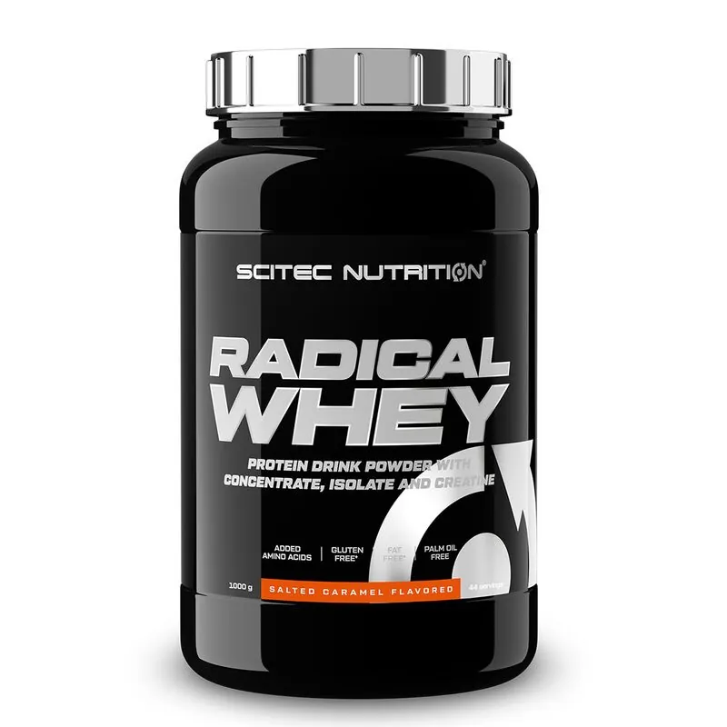 Scitec Nutrition Radical Whey – Scitec Nutrition Radical Whey 1000g Salz-Karamell