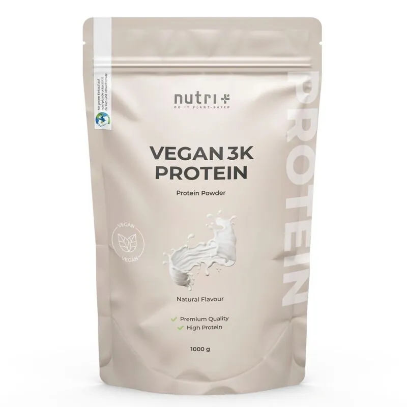 Nutri+ Vegan 3K Protein 1000g Natural