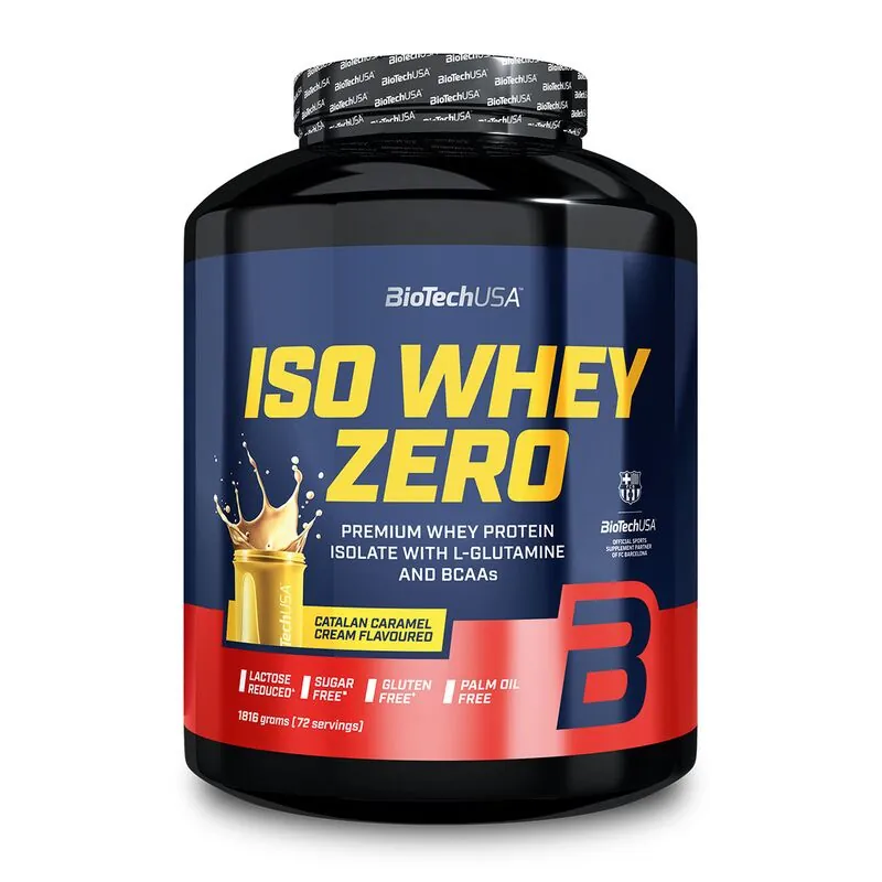 Biotech USA Iso Whey Zero 1816g Katalanische Karamellcreme