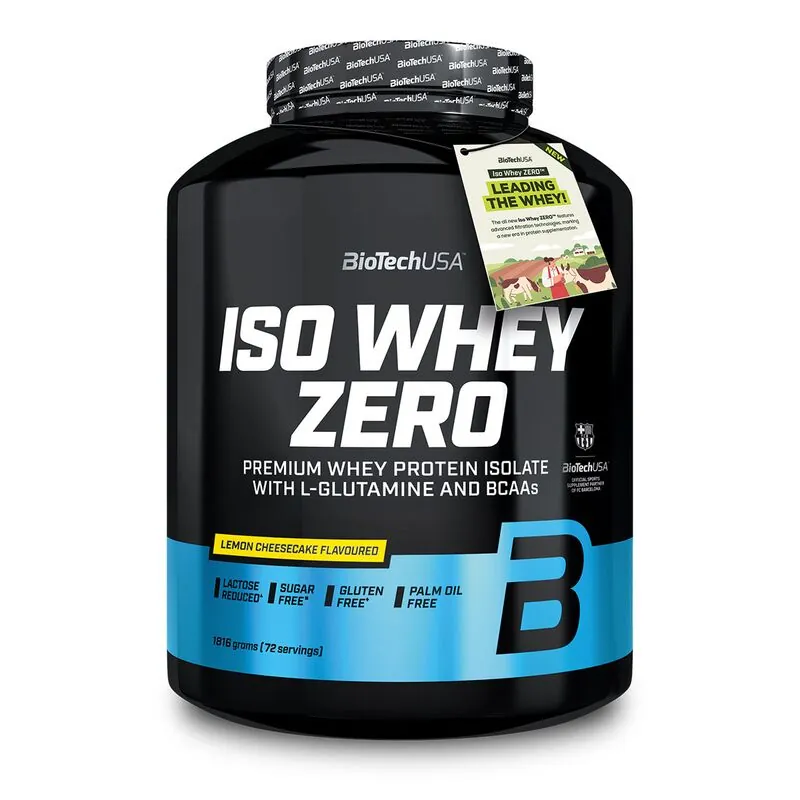 Biotech USA Iso Whey Zero 1816g Zitrone Käsekuchen