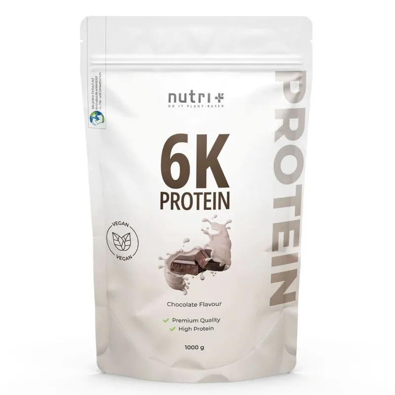 Nutri+ Vegan 6K Protein 1000g Schokolade