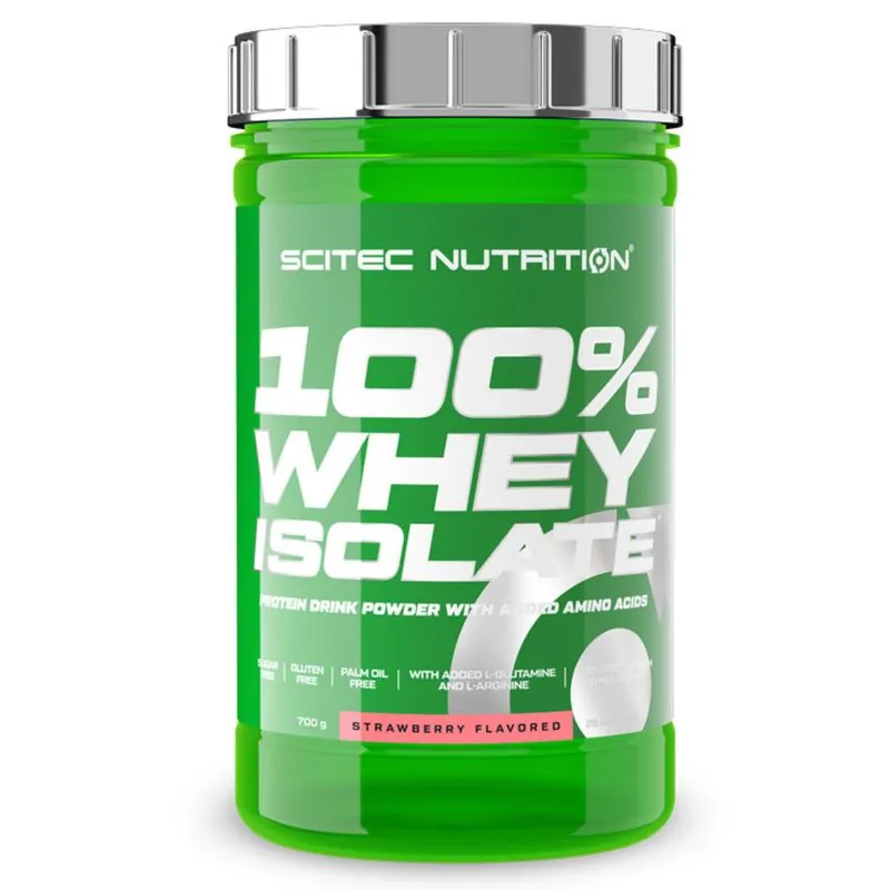 Scitec Nutrition 100% Whey Isolate 700g Erdbeere – 700 g