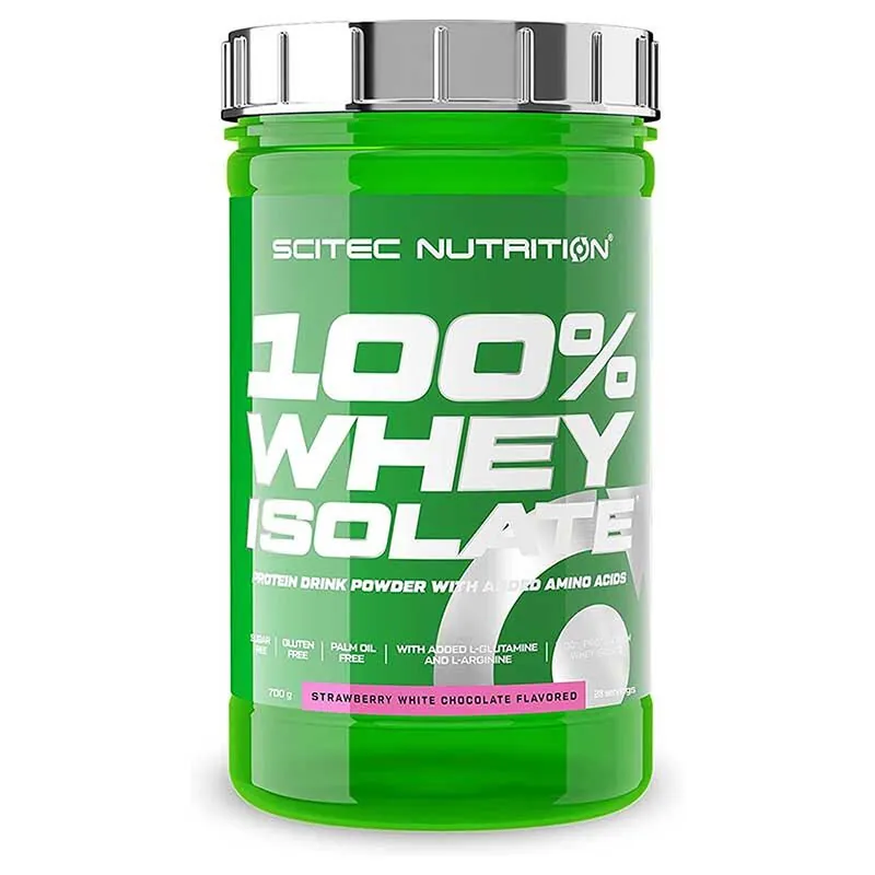 Scitec Nutrition 100% Whey Isolate 700g Erbeere weiße Schokolade – 700 g