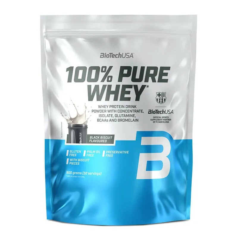 Biotech USA 100% Pure Whey 900g Black Biscuit
