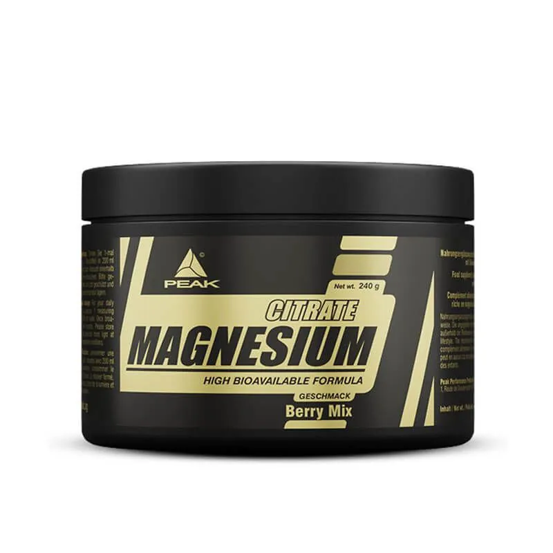 Peak Magnesium Citrat 240g Berry Mix