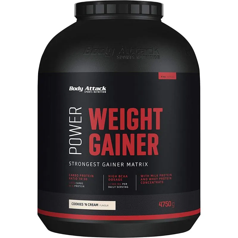 Body Attack Power Weight Gainer 4750g Cookies & Cream