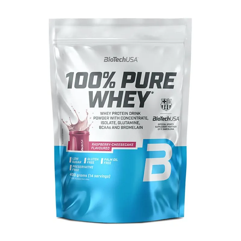 Biotech USA 100% Pure Whey 400g Himbeere-Käsekuchen