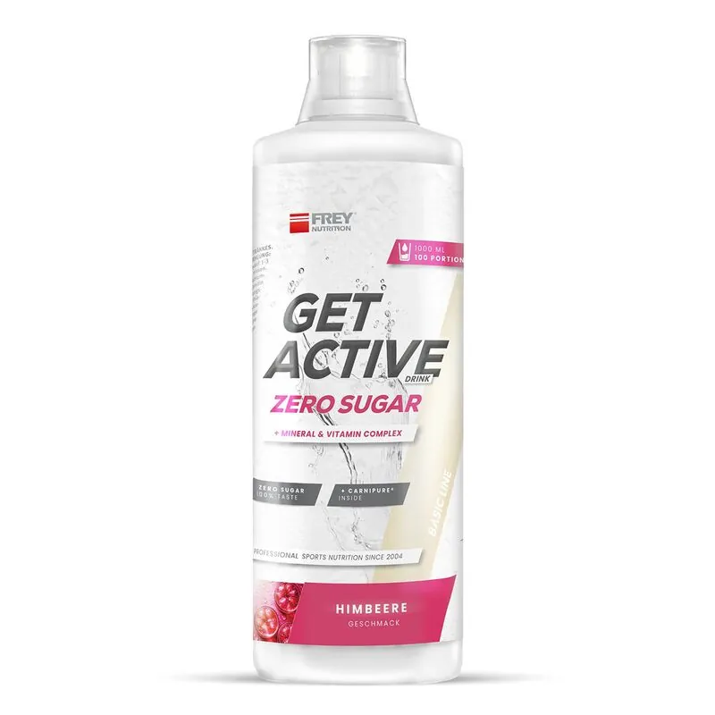 Frey Nutrition Get Active Drink 1000ml Himbeere