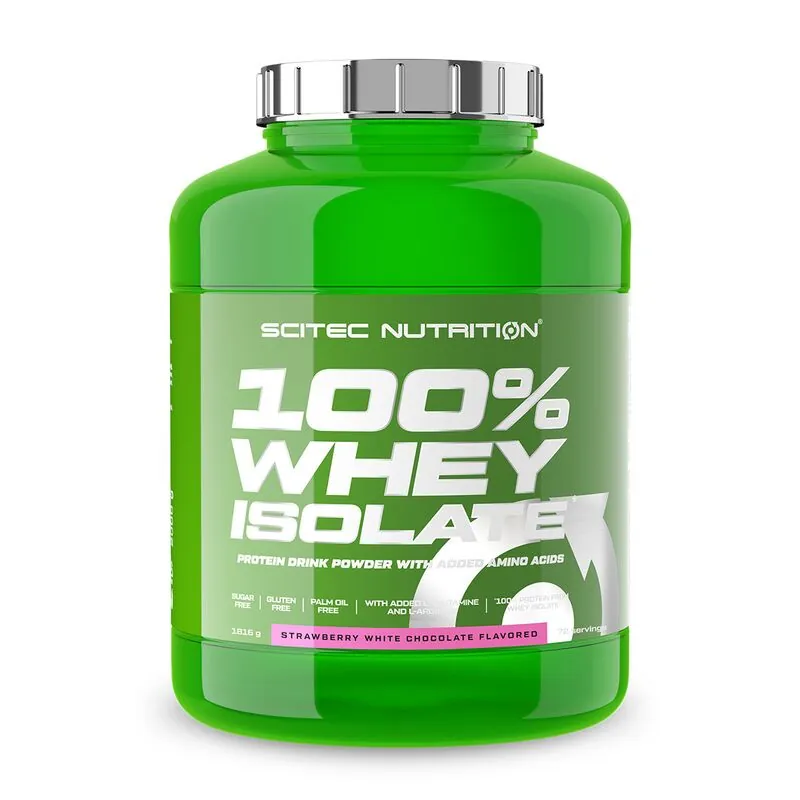 Scitec Nutrition 100% Whey Isolate 1816g Erdbeer weiße Schokolade