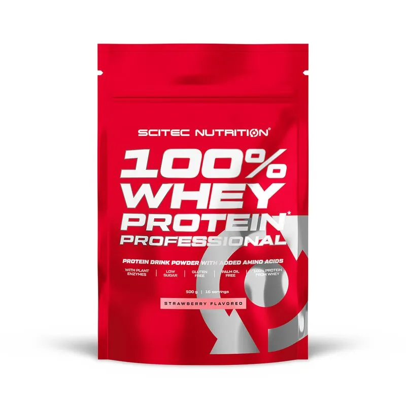 Scitec Nutrition 100% Whey Protein Professional 500g Erdbeere