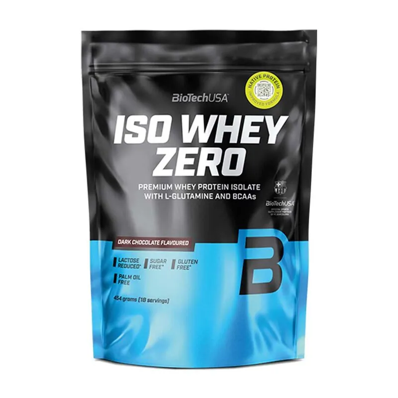 Biotech USA Iso Whey Zero 454g Dunkle Schokolade