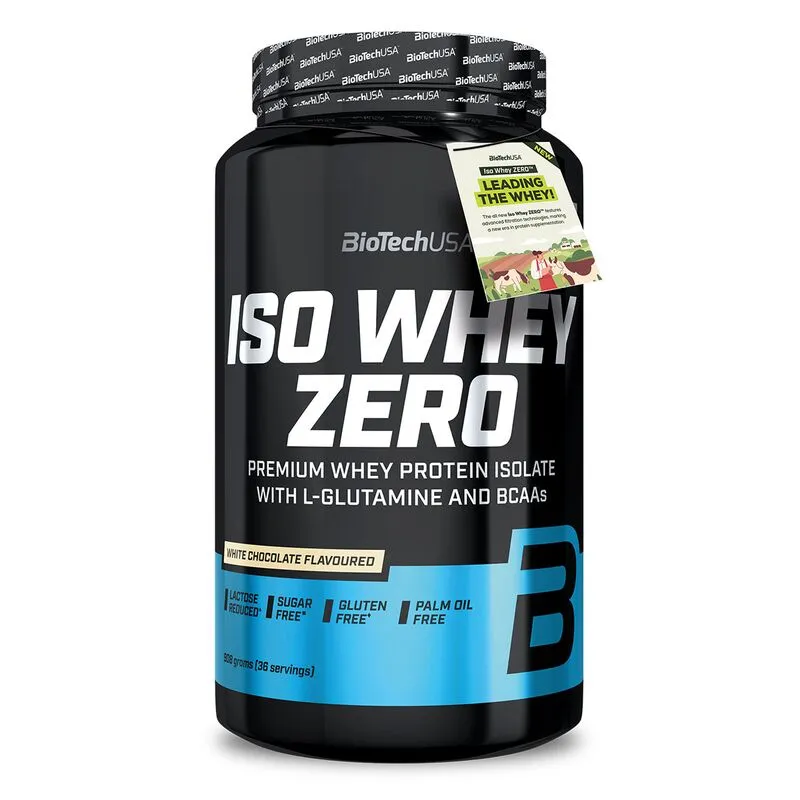 Biotech USA Iso Whey Zero 908g Weiße Schokolade