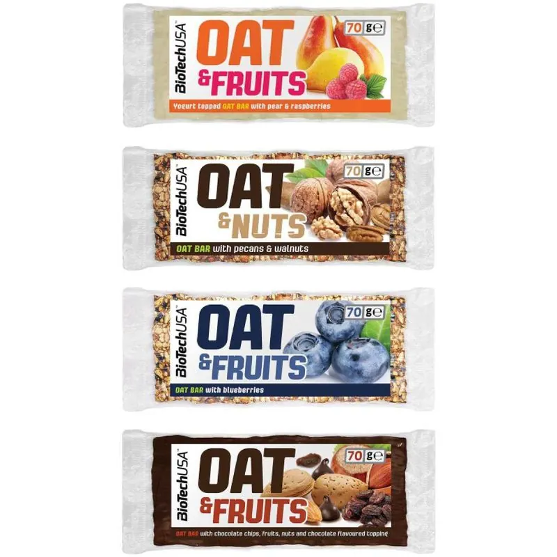 Biotech USA Oat & Fruits Riegel 20x70g