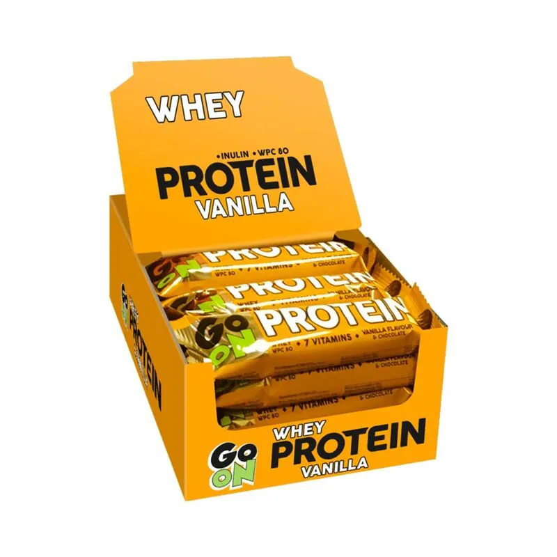 Go On Nutrition Protein Bar 20% 24x50g Vanille – Go On Nutrition Protein Bar 20% 24x50g Vanille