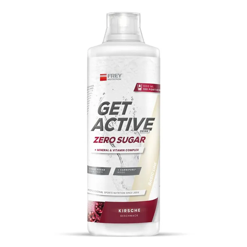 Frey Nutrition Get Active Drink 1000ml Kirsche