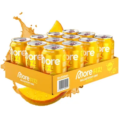 More Nutrition MORE FIZI DRINK, 12x 330 ml Dose