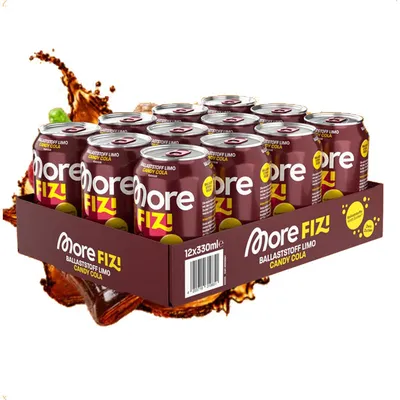 More Nutrition MORE FIZI DRINK, 12x 330 ml Dose – 3960ml