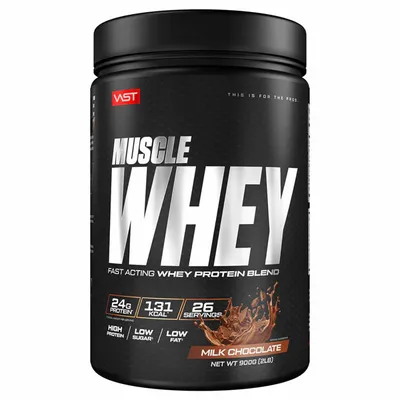 Vast MUSCLE WHEY, 900 g Dose