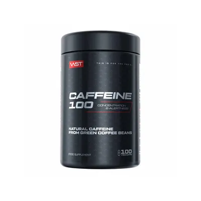 Vast CAFFEINE 100, 100 Veg Caps