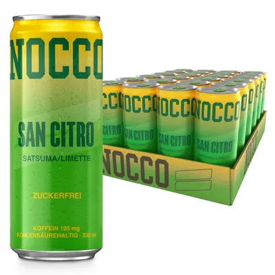 Nocco ENERGY DRINK SAN CITRO, 12x 330 ml Dose