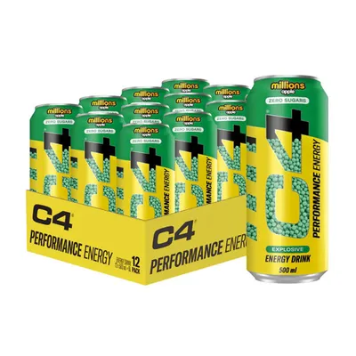 Cellucor C4 ENERGY DRINK, 12x 500 ml Dose – 6000ml