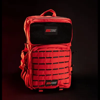 BigZone RUCKSACK MIT PATCH 50 Liter, Rot