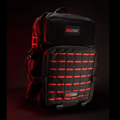 BigZone RUCKSACK MIT PATCH 50 Liter, Schwarz