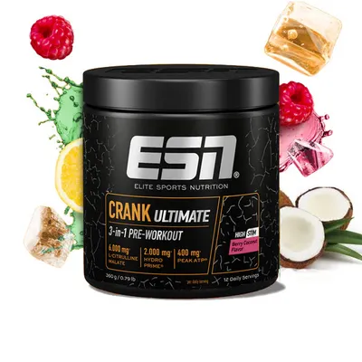 ESN CRANK ULTIMATE BOOSTER, 360 g Dose – 360g