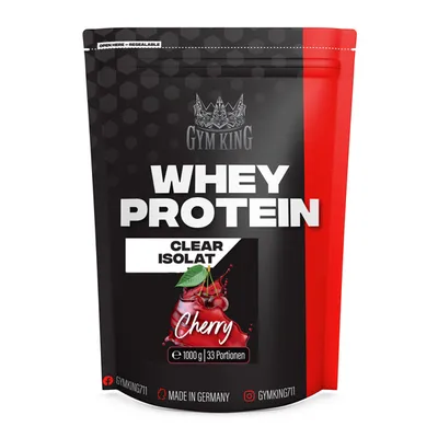 Gym King CLEAR ISOLAT WHEY PROTEIN, 1000 g Beutel