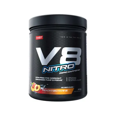 Vast V8 NITRO STIM FREE, 364 g Dose – 364g