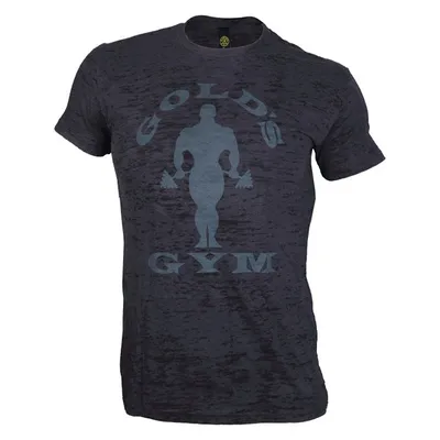 Gold's Gym SUBTLE Toned Burnout Crew, Black
