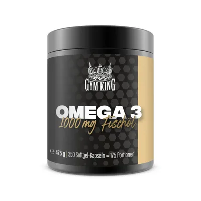 Gym King OMEGA 3, 350 Softgels