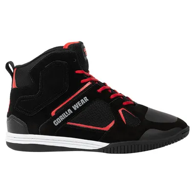Gorilla Wear TROY HIGH TOPS Schuh, Black/Red
