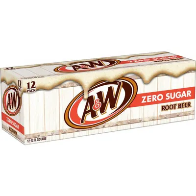 A&W ROOT BEER ZERO, 12x 355 ml Dose