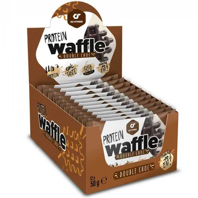 GoFitness PROTEIN WAFFLE, 12x 50 g Waffel