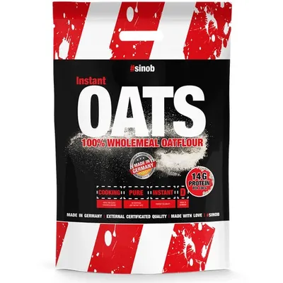 #sinob BlackLine INSTANT OATS, 4000 g Beutel