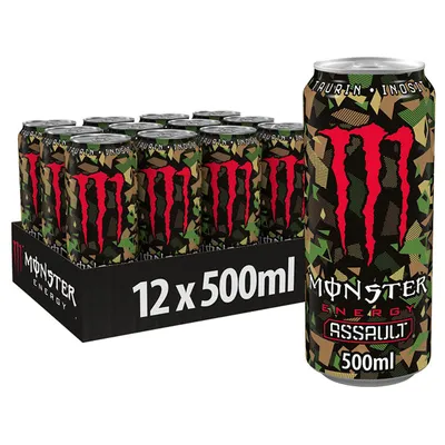 Monster Energy ASSAULT, 12x 500 ml Dose